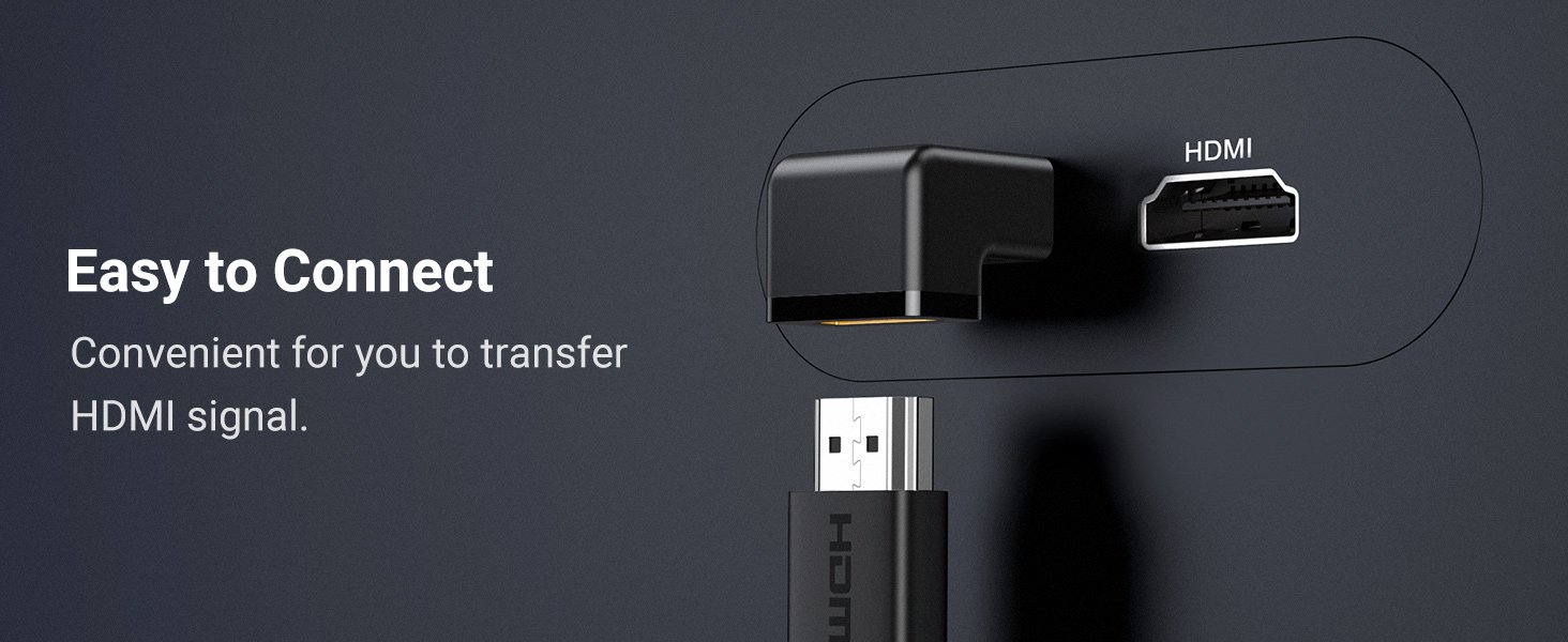 UGREEN 20110 HDMI Adapter 270 Degree Right Angle - UTECH