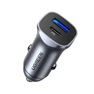 UGREEN 30780 USB-C Car Charger PD 20W QC 18W - UTECH