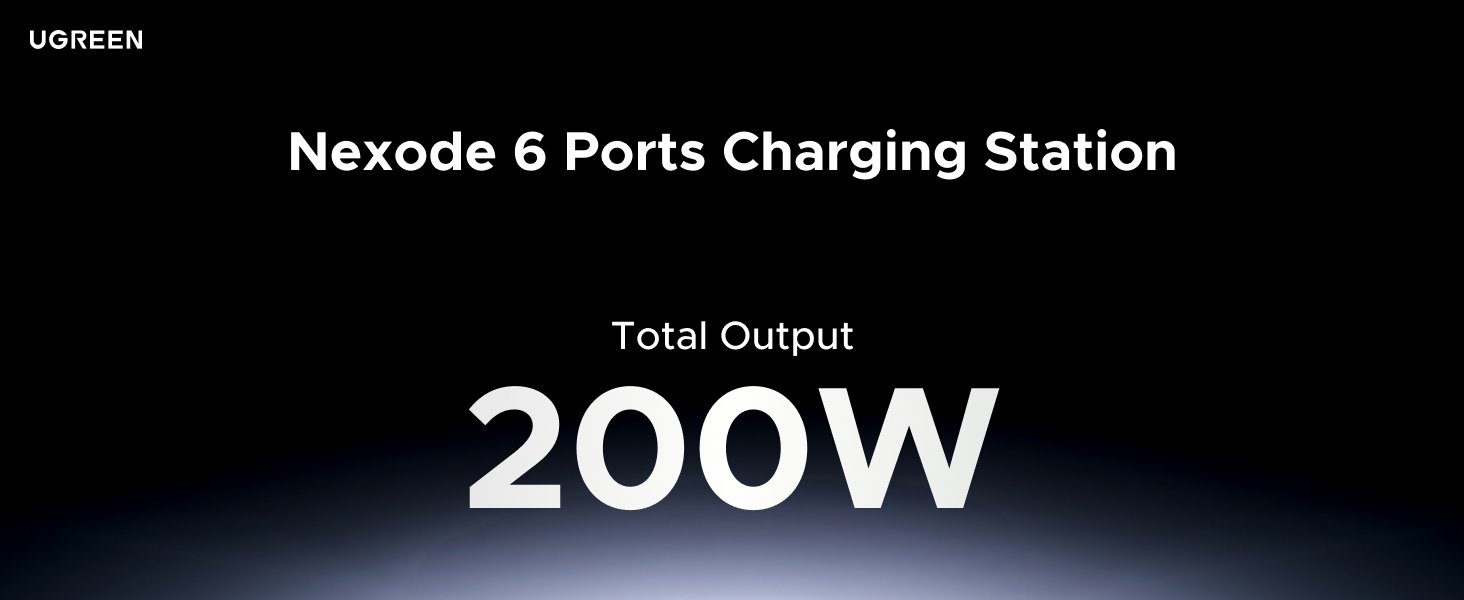 UGREEN 200W GaN Charging Station Price in Pakistan UGREEN 40913 Nexode 200W 6-Port GaN Charging Station - UTECH