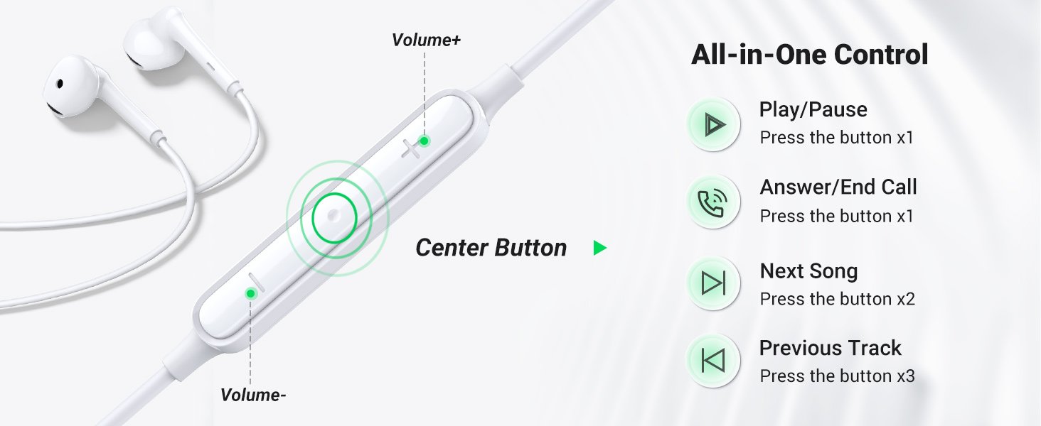 UGREEN 60700 HiTune USB-C Wired Earphones - UTECH