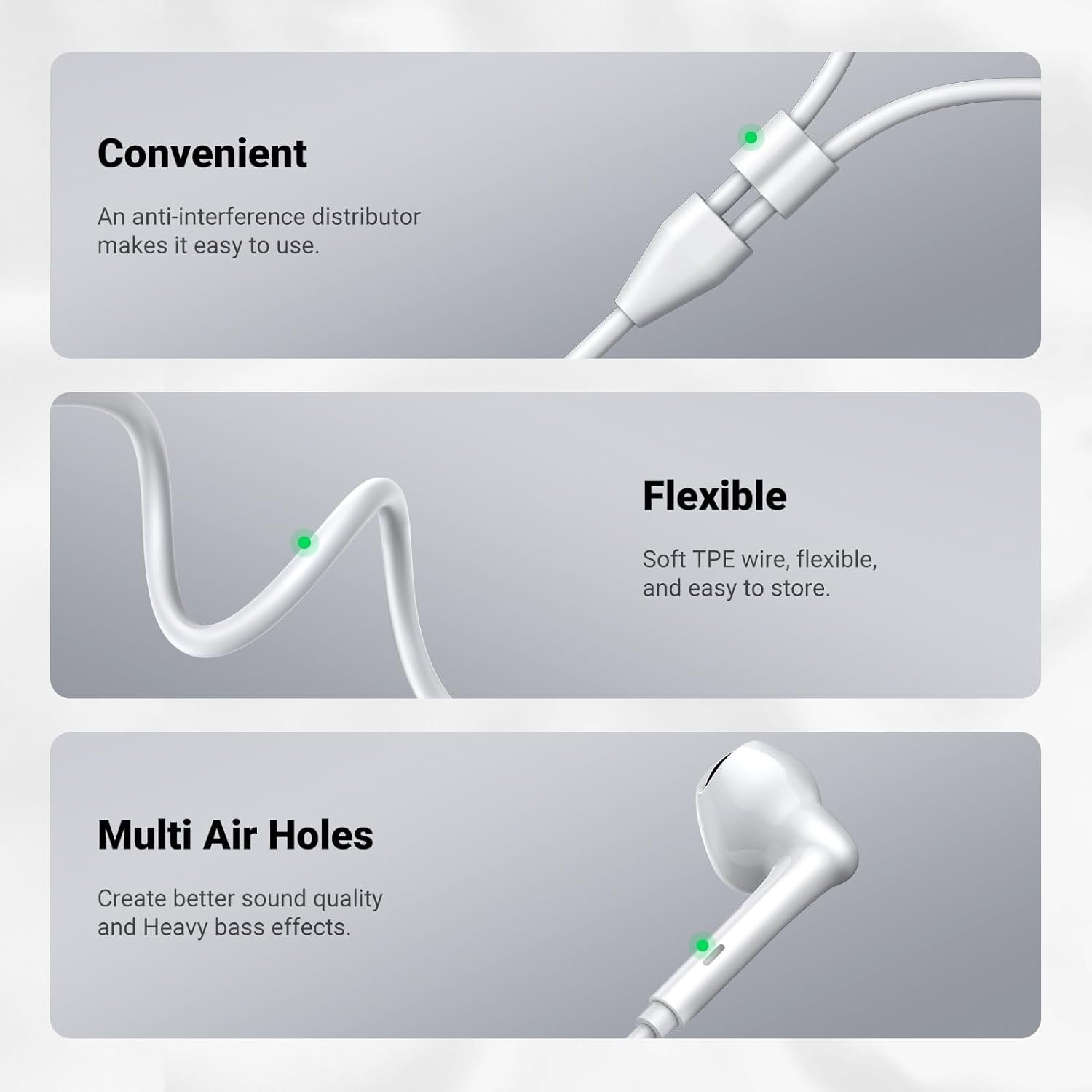 UGREEN 60700 HiTune USB-C Wired Earphones - UTECH