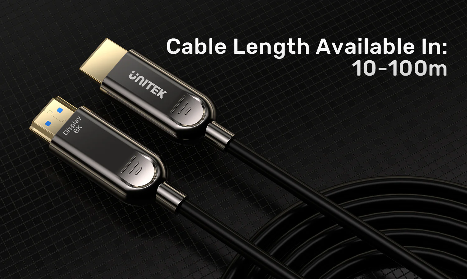 UNITEK C11085GY01-20M 8K Fiber Optic HDMI 20 Meter - UTECH