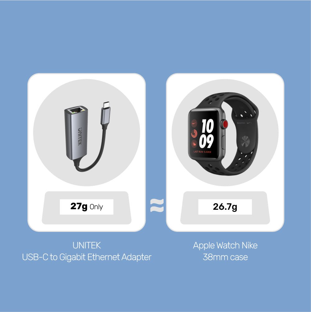 UNITEK U1312A USB-C to Gigabit Ethernet Adapter - UTECH