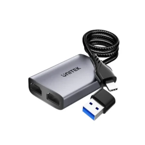 UNITEK V1427A01 2-in-2 USB-C & USB-A Dual HDMI - UTECH
