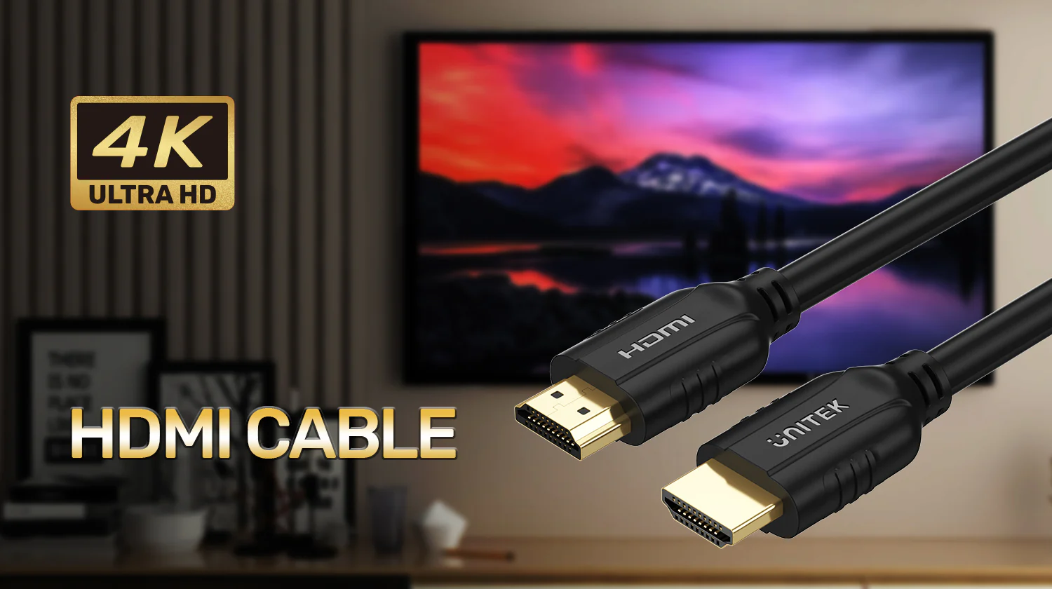 UNITEK 4K HDMI Cable 3 Meter 18Gbps HDR ARC - UTECH