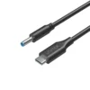 UNITEK C14117BK 65W USB-C to DC HP Blue Pin Cable - UTECH