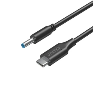UNITEK C14117BK 65W USB-C to DC HP Blue Pin Cable - UTECH