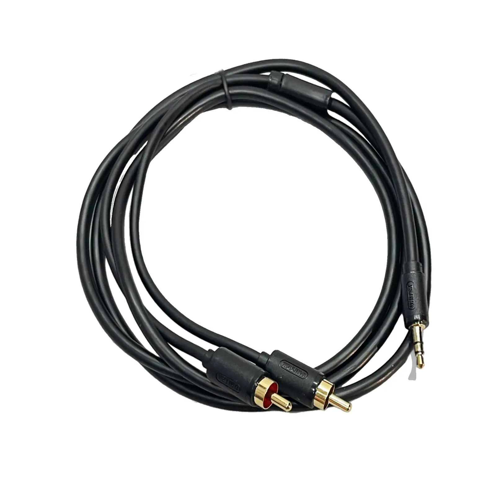 UNITEK C9021BK 3.5mm to 2RCA Male Audio Cable - UTECH