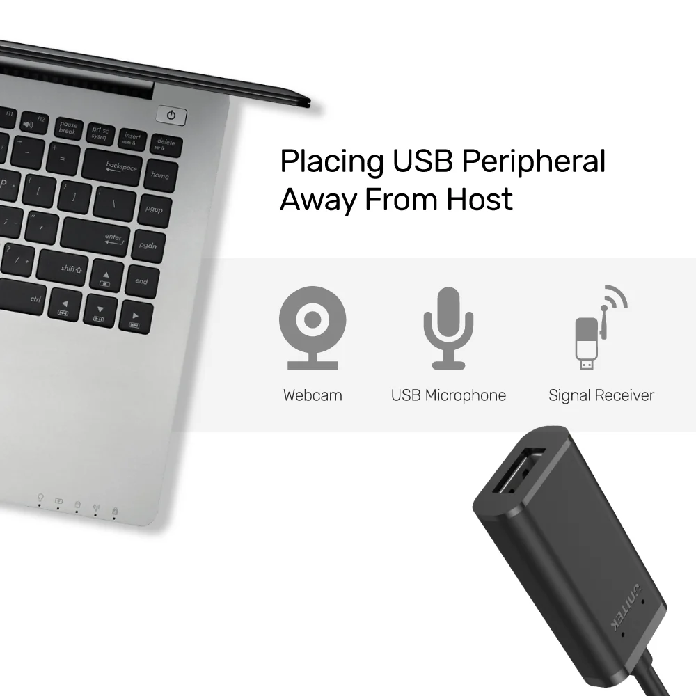 UNITEK Y-279 USB 2.0 Active Extension Cable 20 Meter - UTECH