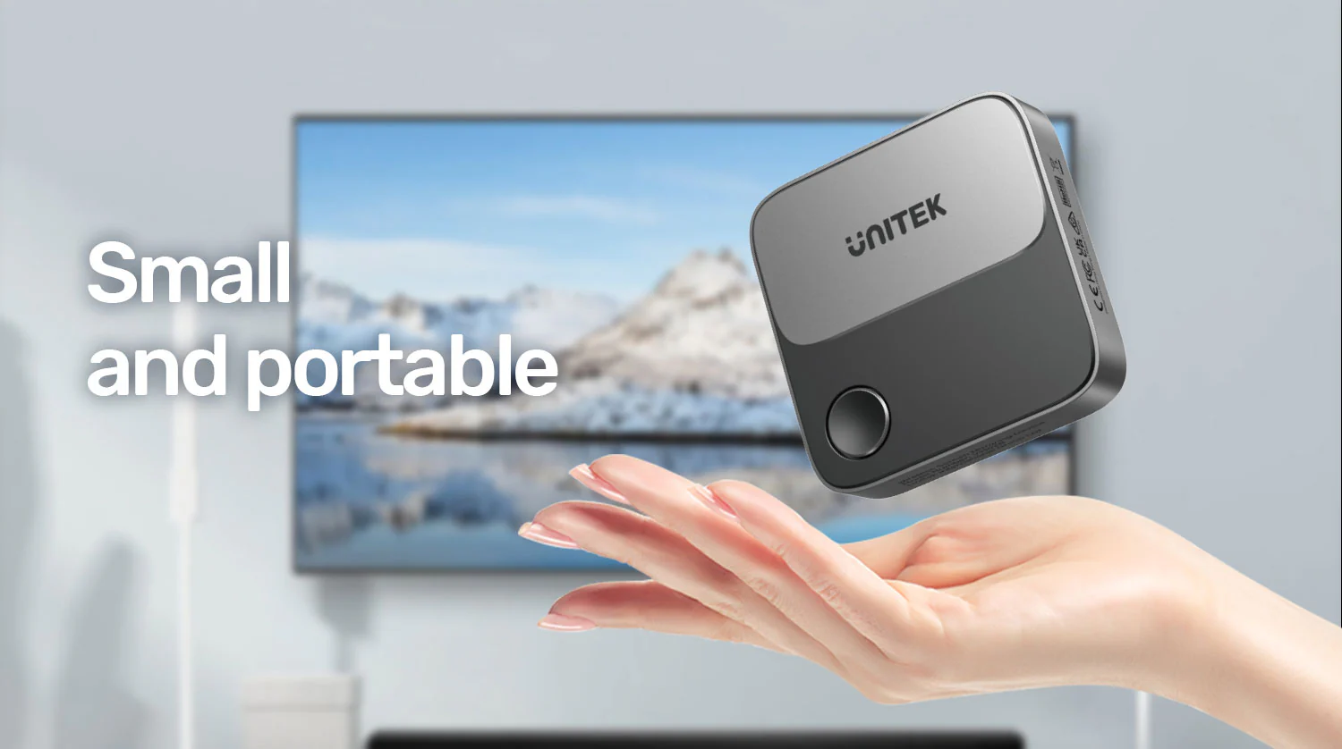 UNITEK V1162B01 Wireless Screen Mirroring Device 4K - UTECH