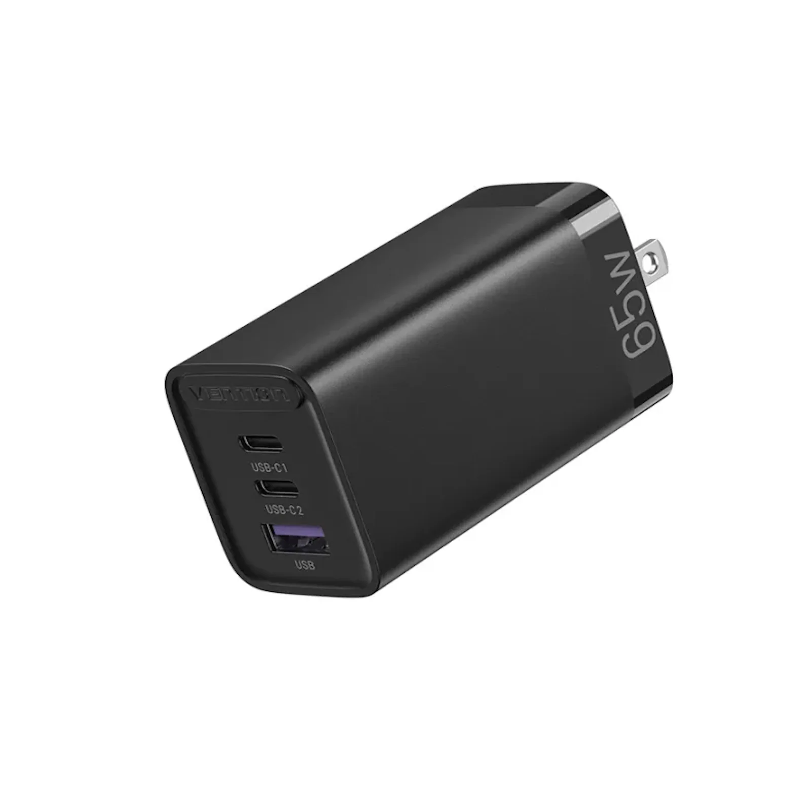 VENTION FEDB0-US 65W GaN 3-Port USB-C Charger - UTECH