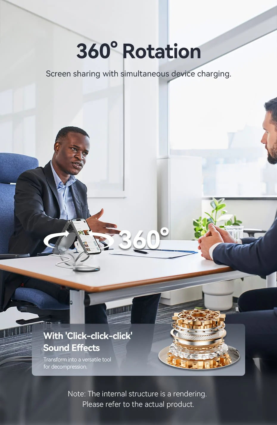 VENTION FGEI0 3-in-1 15W Wireless Charger Stand - UTECH