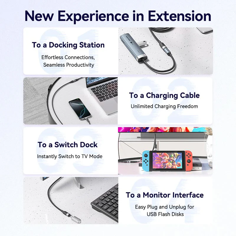 Buy VENTION TRFBD USB 3.2 Gen2 Type-C Extension Cable (0.5 Meter) 10Gbps, 5A, 4K@60Hz Online in Pakistan - UGREEN PK