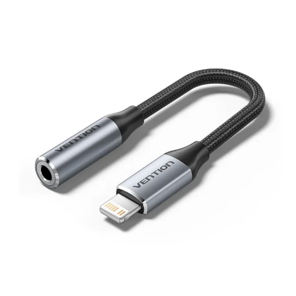 VENTION BMBHA Lightning to 3.5mm Audio Adapter Gray