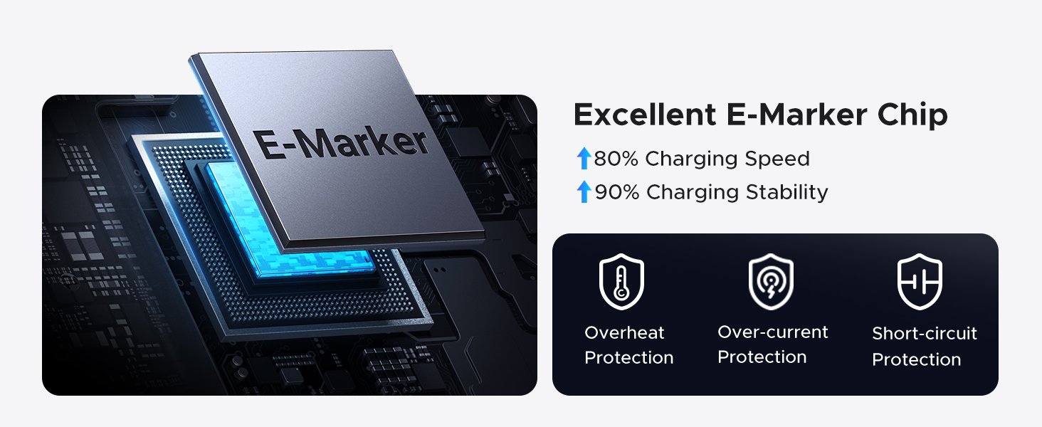 Buy UGREEN 65383 Thunderbolt 4 USB C to USB C Cable 240W 80Gbps (1 Meter) USB4 Gen4 16K Display Online in Pakistan - UGREEN PK