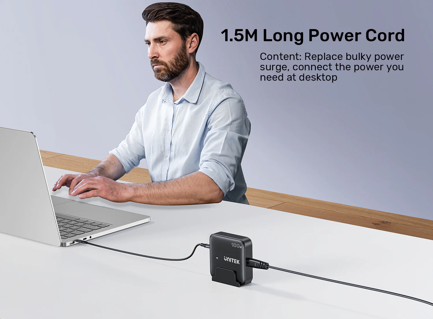 UNITEK P1229ABK01 100W 4-Port GaN Desktop Charger - UTECH