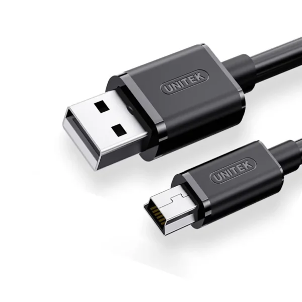 UNITEK Y-C432EBK USB 2.0 to Mini USB 5-Pin Cable - UTECH