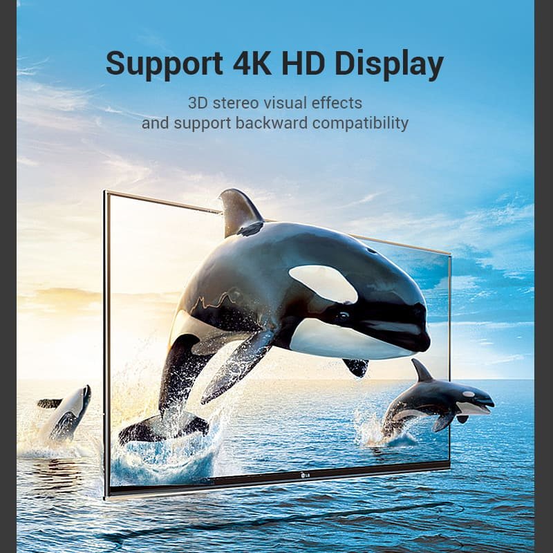 VENTION AINB0 HDMI 270° Male to Female Adapter 4K - UTECH