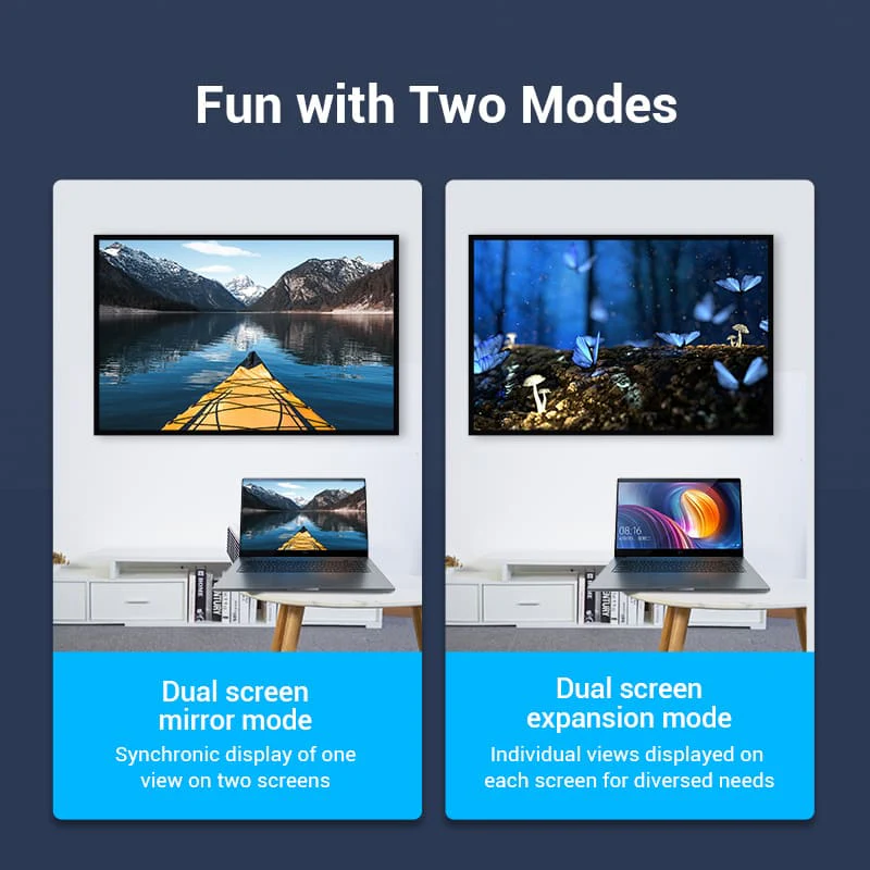 VENTION AINB0 HDMI 270° Male to Female Adapter 4K - UTECH