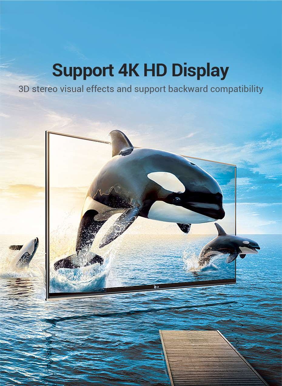 VENTION AIOB0 HDMI 90° Male to Female Adapter 4K - UTECH