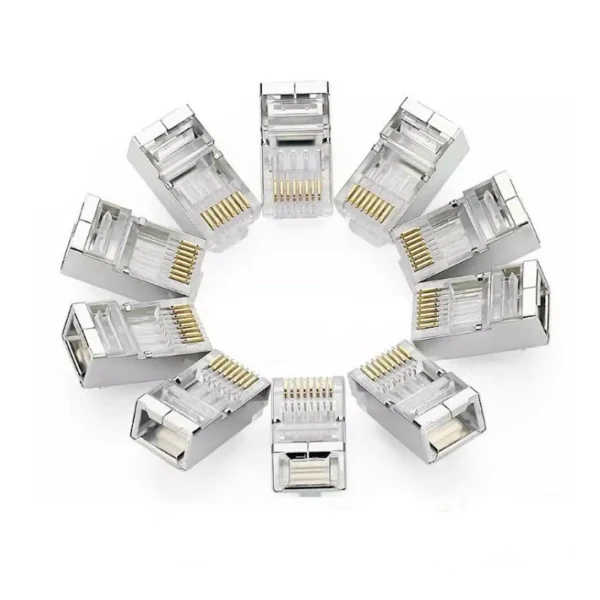 UGREEN 20333 Cat6 RJ45 Connectors 10 Pack Gold-Plated - UTECH
