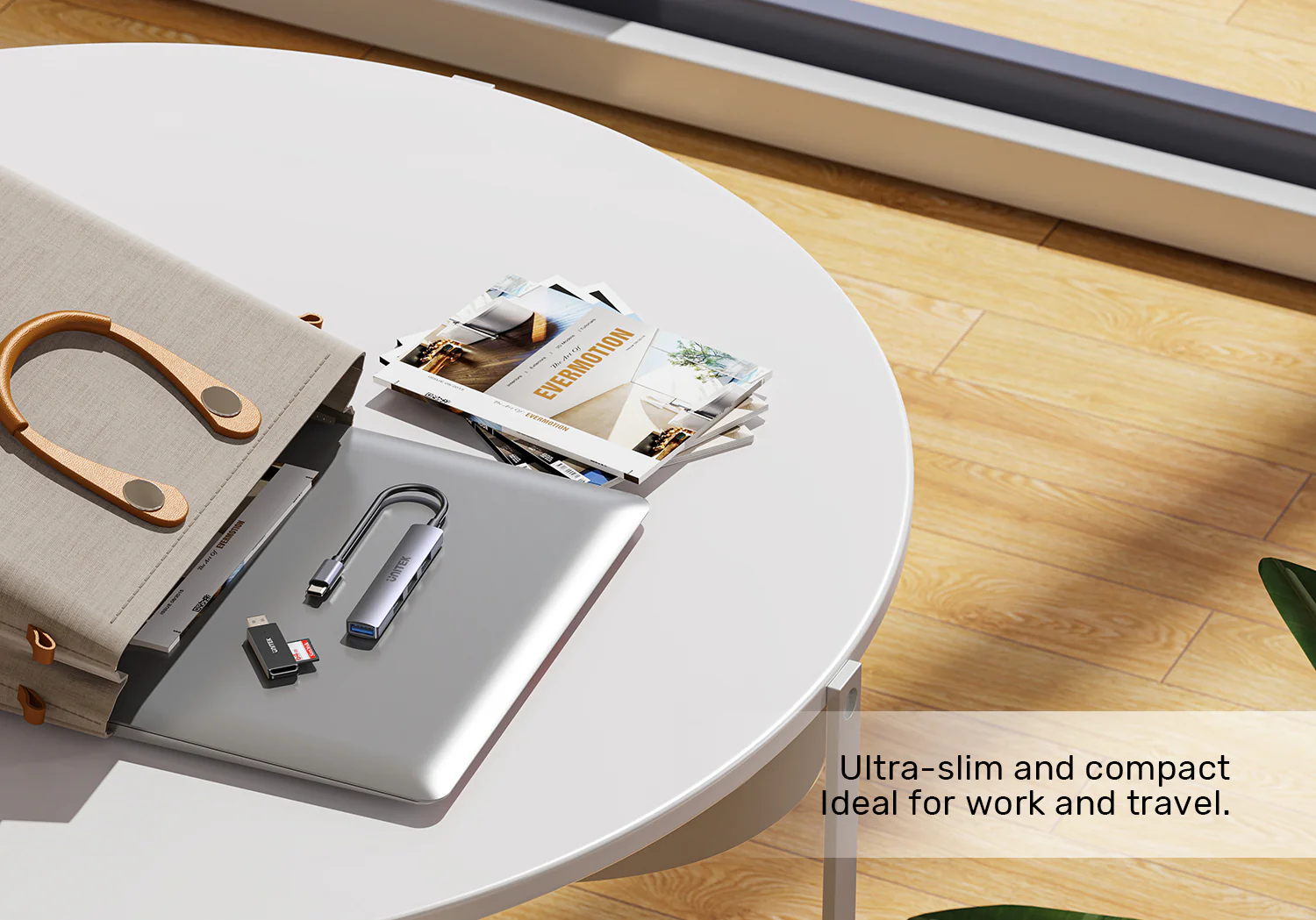 UNITEK H1208B USB-C Hub 4-Port USB-A 5Gbps - UTECH