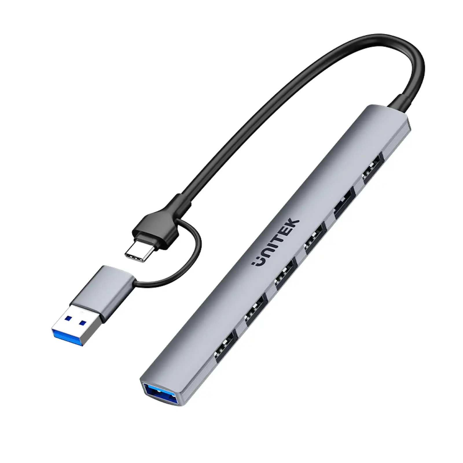 Buy UNITEK uHUB S7 7-in-1 USB Hub 5Gbps Aluminum USB-C & USB-A Expander Online in Pakistan - UGREEN PK