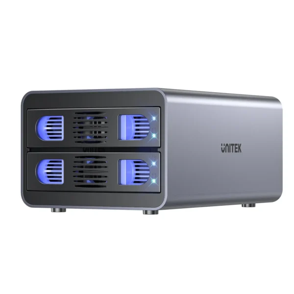 UNITEK S1308B01-EU 2-Bay RAID HDD Enclosure - UTECH