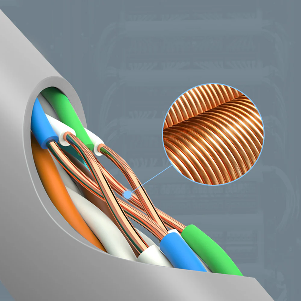 UNITEK Y-C876AGY Cat 6 Ethernet Cable 305M Bulk - UTECH