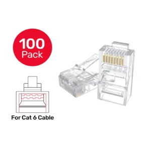 UNITEK Y-OT19TP CAT6 RJ45 Connectors 100-Piece Box - UTECH