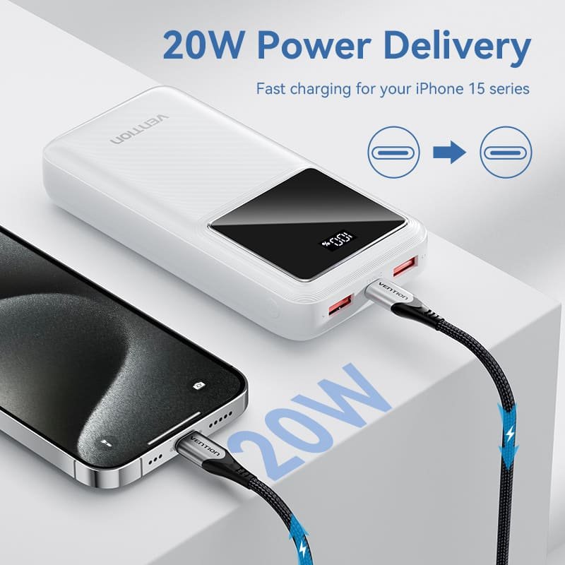 VENTION FHLB0 20000mAh Power Bank 22.5W PD 3.0 - UTECH
