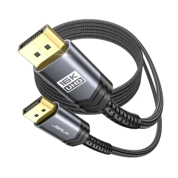 JSAUX CV0068 DisplayPort 2.1 Cable 80Gbps 3 Meter - UTECH