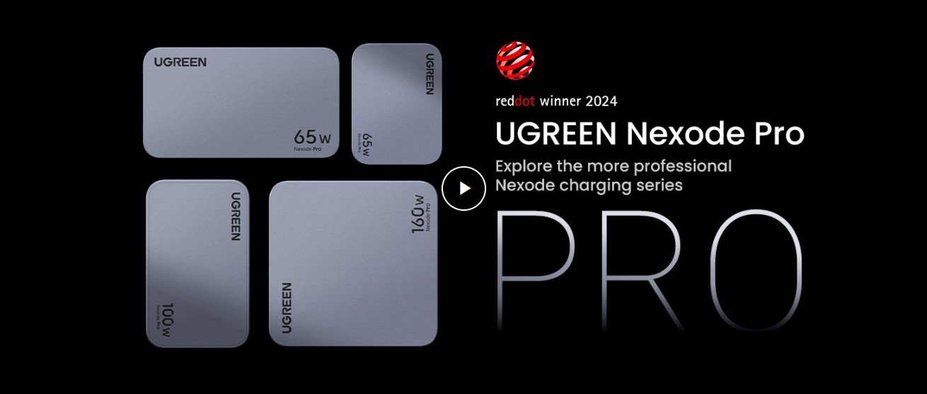 UGREEN Nexode Pro 25877 160W Charger UGREEN 25877 Nexode Pro 160W GaN 4-Port Charger - UTECH