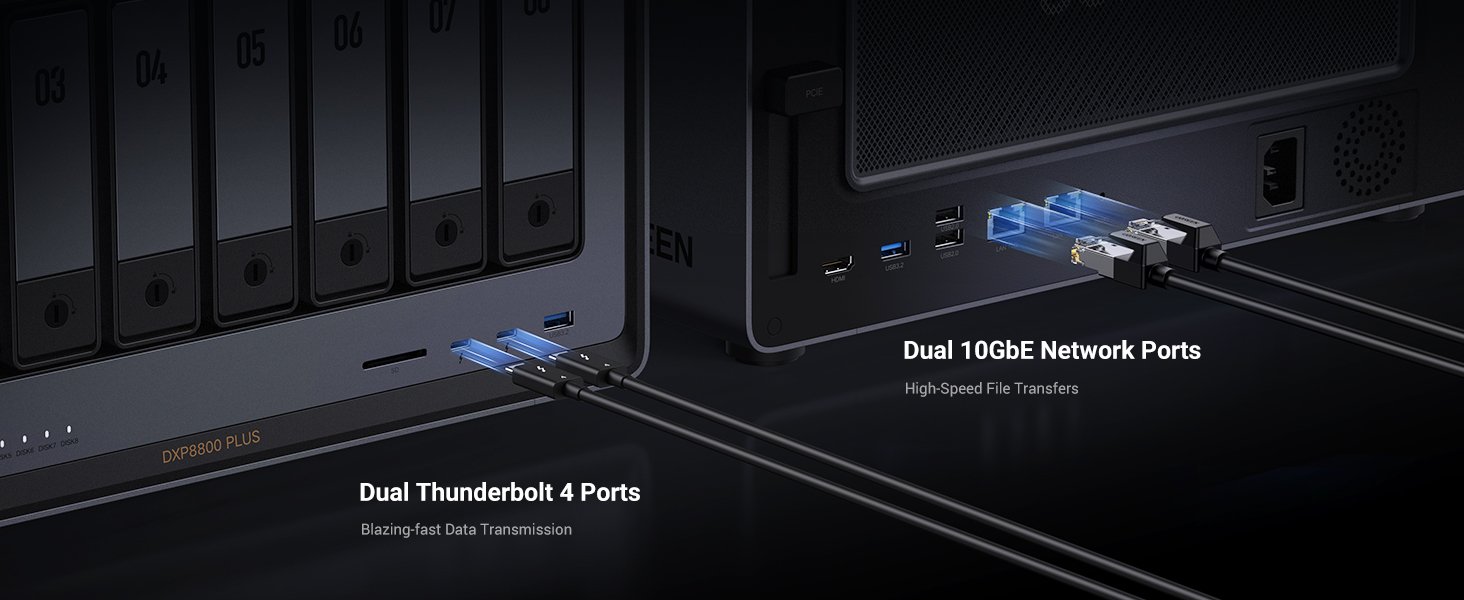 UGREEN DXP8800 Plus 8-Bay NAS 35126 256TB - UTECH