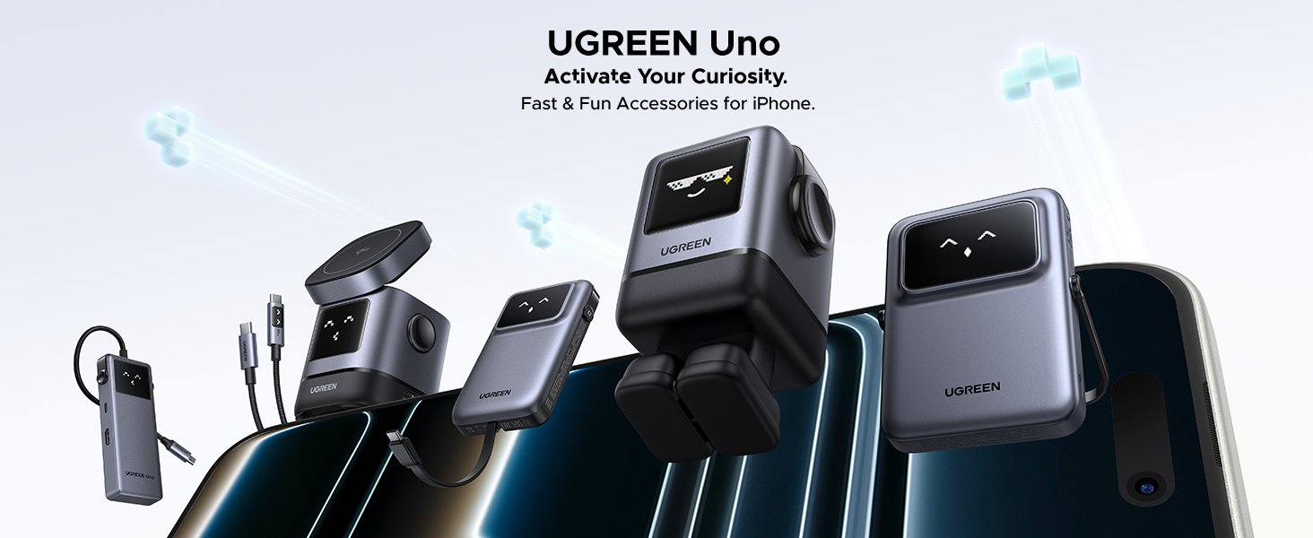 UGREEN 45514 Uno 100W 4-Port Robot GaN Charger - UTECH