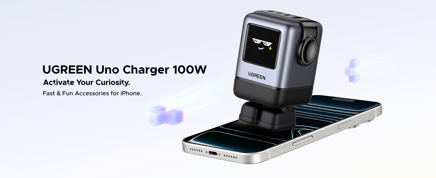 UGREEN 45514 Uno 100W 4-Port Robot GaN Charger - UTECH