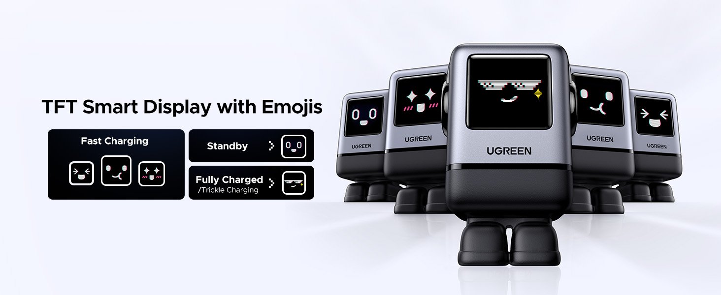UGREEN 45514 Uno 100W 4-Port Robot GaN Charger - UTECH