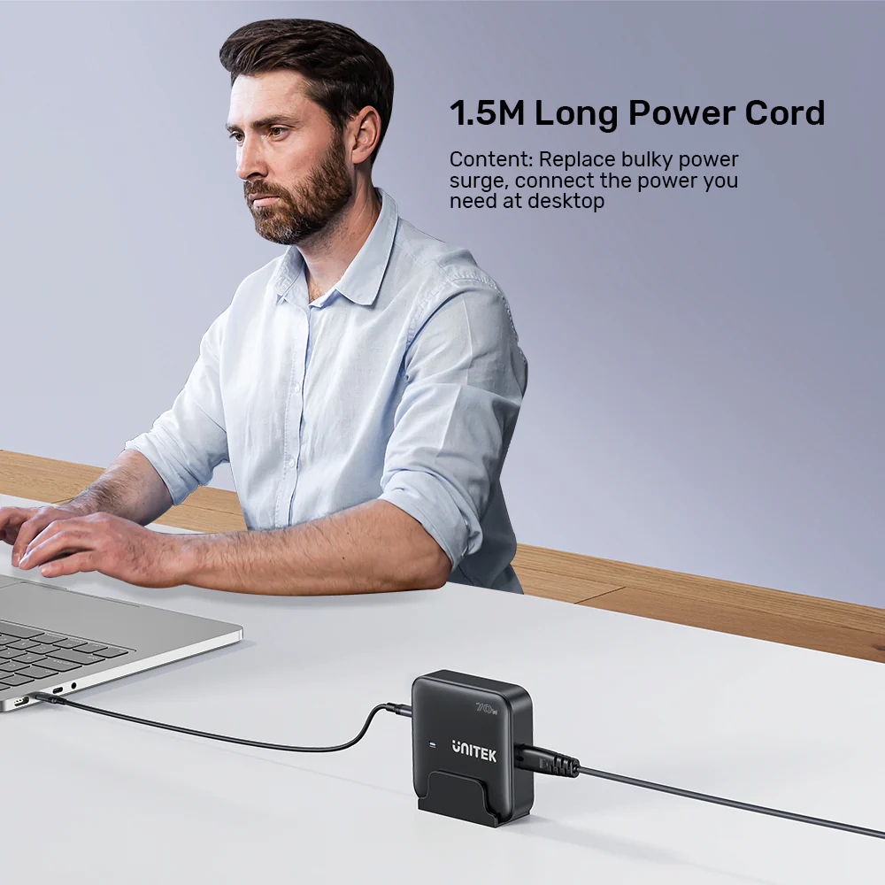 UNITEK P1228ABK01-EU 70W Desktop GaN Charging Station - UTECH