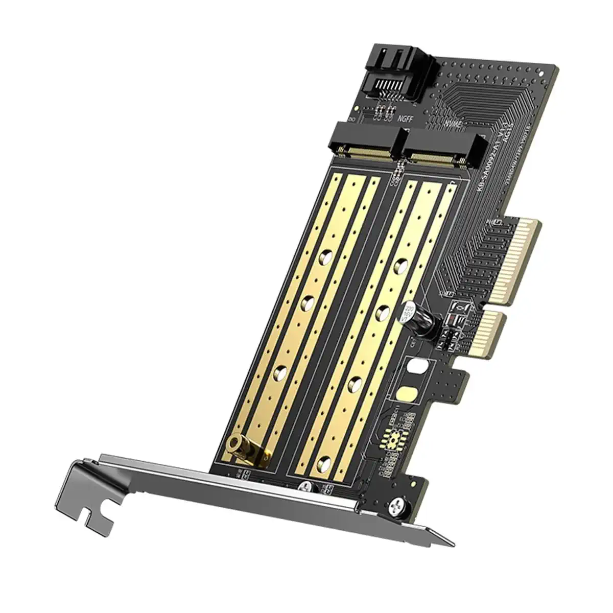 Buy UGREEN 70504 M.2 NVMe to PCI-E 3.0 Express Card with M.2 SATA Support, Multi-Layer PCBA, NVMe & AHCI SSD Adapter Online in Pakistan - UGREEN PK
