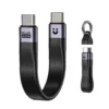 UNITEK USB4 Keychain Cable, 240W PD3.1 Fast Charging (0.13 Meter) 40Gbps Data Transfer, 8K@60Hz Video Thunderbolt 4 Compatible