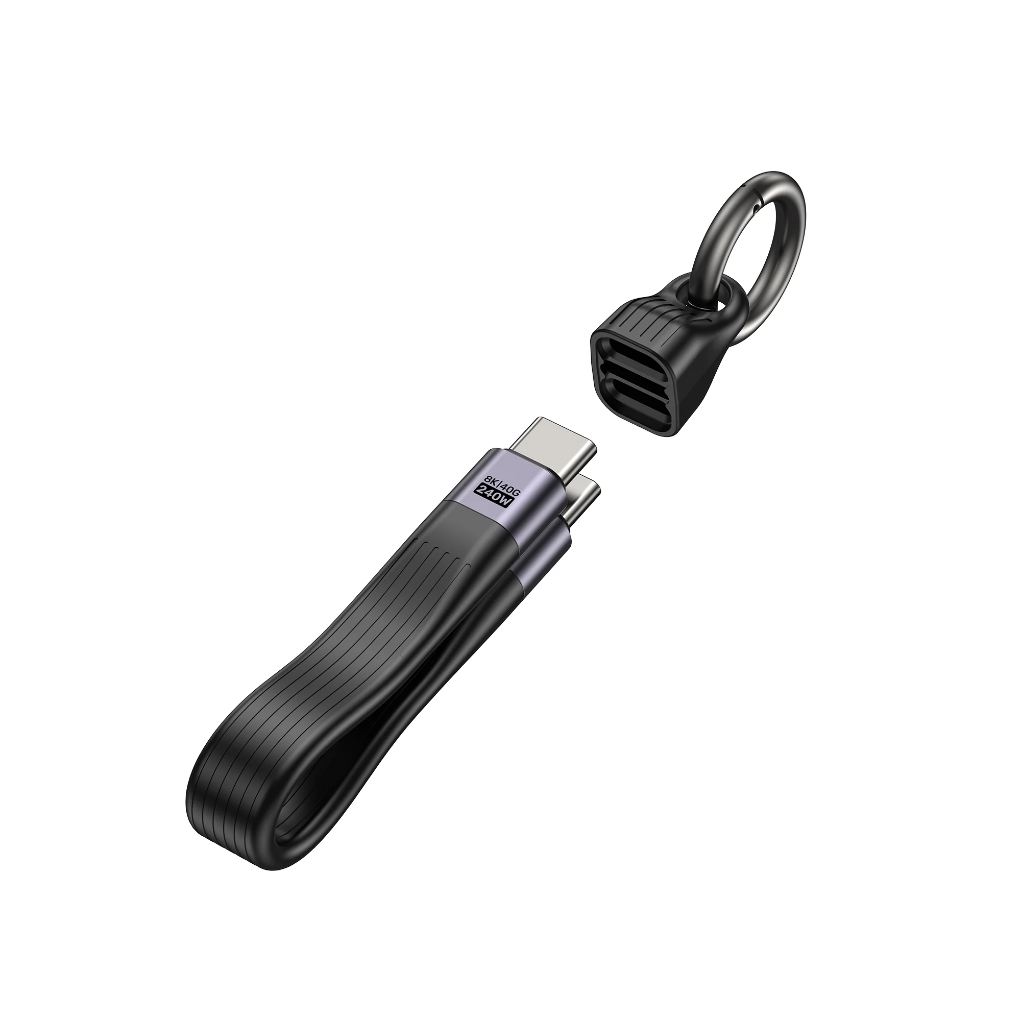 UNITEK C14179ABK01-0.13M USB4 Keychain Cable - UTECH