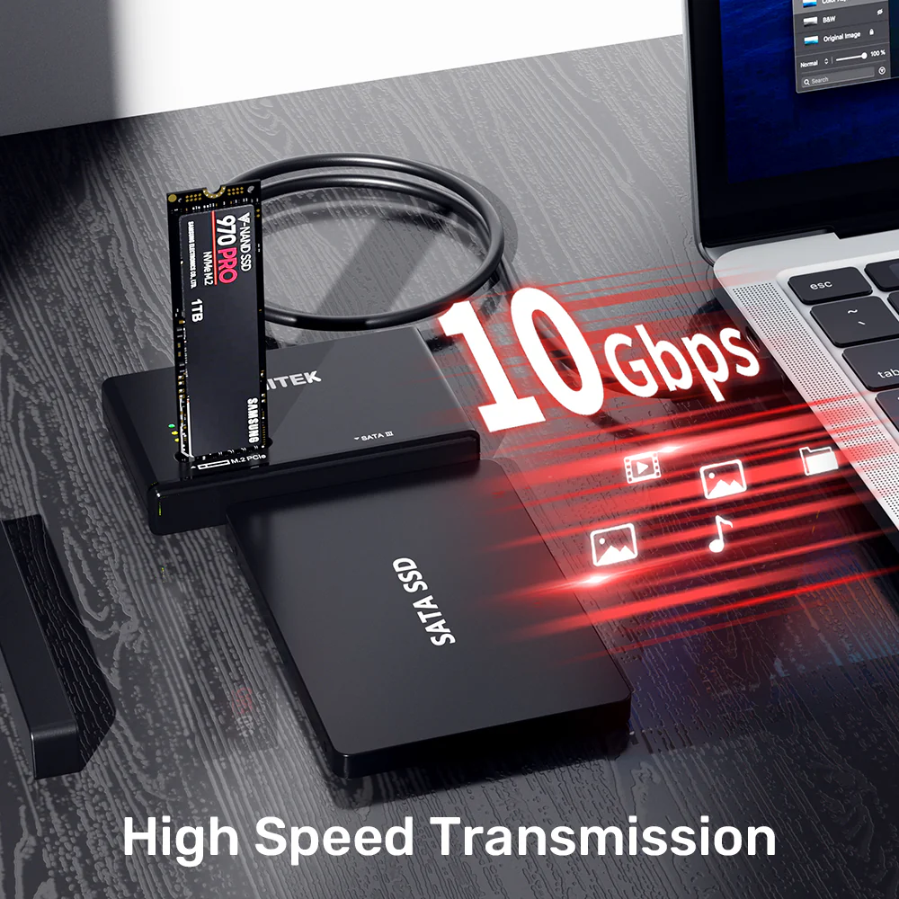 UNITEK S1232A01-EU M.2 NVMe + SATA SSD Adapter - UTECH