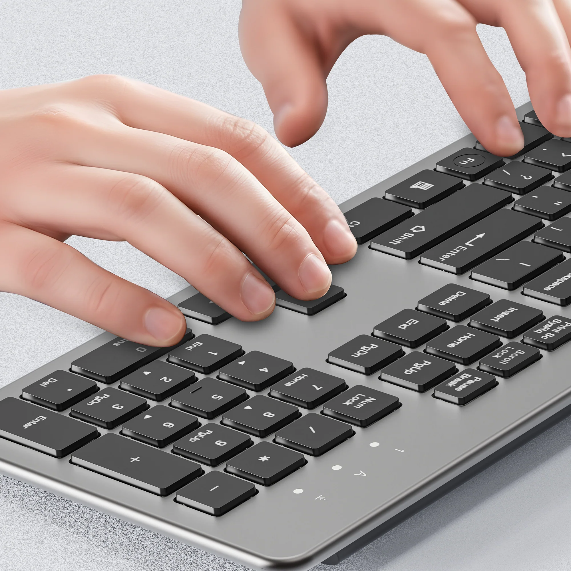 UNITEK T052AGY01 SlimTap Ultra Light Wired Keyboard - UTECH