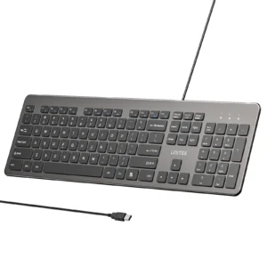UNITEK T052AGY01 SlimTap Ultra Light Wired Keyboard - UTECH