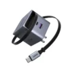 Buy UGREEN 65821 Nexode Pro 45W GaN Fast Charger with Retractable Cable Online in Pakistan - UGREEN PK