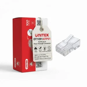 UNITEK OT1091ATP01 Cat6 Pass-Through Connectors 100 - UTECH